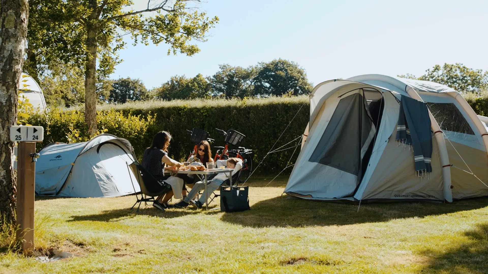camping avec emplacement tente finistere sud